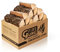 Fire Guru Logs for Fire Pit, 20kg Boxed Firewood Kiln Dried Hardwood Under 20% Moisture. Ideal For Pizza Ovens, Chiminea, BBQ Wood Burner. 25cm Ready To Burn Fire Logs (Ash)
