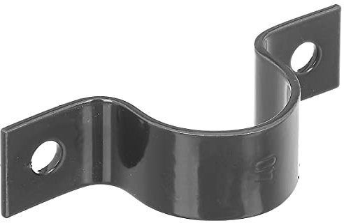 Alberts 655549 Collier | à Visser | pour la Fixation clôture aux Murs | Anthracite métallisé plastifié | pour Poteau Ø38 mm