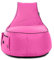 BuBiBag Gaming Sitzsack zum Zocken mit -Anschluss & Taschen, Halterung, Gamer Sessel für Kinder und Erwachsene, Beanbag Indoor und Outdoor - JokerBag (Pink)