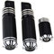 HCmotorku Repose-pieds de moto pour Harley Sportster XL883 XL1200 Touring Road King Softail Dyna Noir