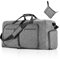 CORIOS Reisetaschen Duffle Bag für Herren/Damen 115L Faltbare Sporttasche Fitnesstasche Schwimmtasche Handgepäck mit Schuhfach Kabinenreisetasche Weekender Übernachtung Tasche Trainingstasche Grau