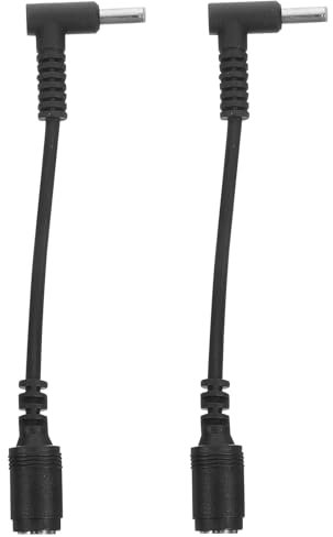MikikAdaptateur De CâBle D'Alimentation 7.4x5.0mm Femelle à 4.5x3.0mm MâLe Avec Pin Pour Ultrabook, Lot De 4, Noir, Compatible Pour Ordinateur Portable, Plug and Play, MatéRiaux Plastique Et Cuivre