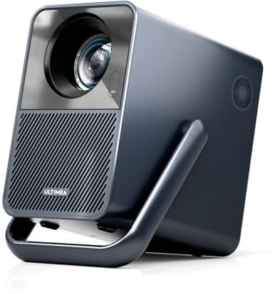 ULTIMEA Proiettore 4K 2025, Smart Android TV, Netflix, Bluetooth, Wi-Fi, 6D Trapezio, 1000 ANSI Lumen, Dolby Audio, per Home Cinema e uso esterno, Poseidon E40