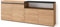 Skraut Home | Sideboard, Highboard | Kommode, Komodenschrank | 200x75x35cm | 4 Türen | Wohnzimmer, Küche | Moderner Stil | Eiche Schwarz