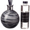 Reed Diffuser Large Sphere in Black, Grey & White- Night Sky with Cotton Flower