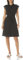 DKNY Damen Casual Logo Print Cap Sleeve Dress 0, Schwarz, 42