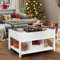 YITAHOME Couchtisch mit Anhebbarer Platte und Schubladen, 4-in-1-Multifunktions-Couchtisch mit Stauraum, Couchtisch lässt Sich in einen Esstisch für das Wohnzimmer umwandeln, Weiß&Grau