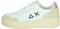 SUN68 Sneakers Donna Basse con Platform Z44234 0131 Basket Love Lady Taglia 36 Bianco
