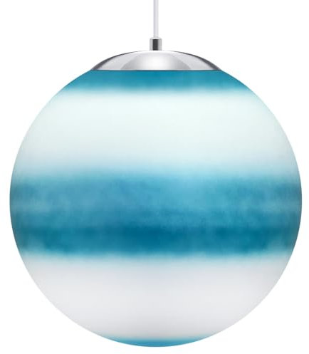 Art Deco Planet Large Globe Lamp Shade Pendant Light Fitting Sphere K407