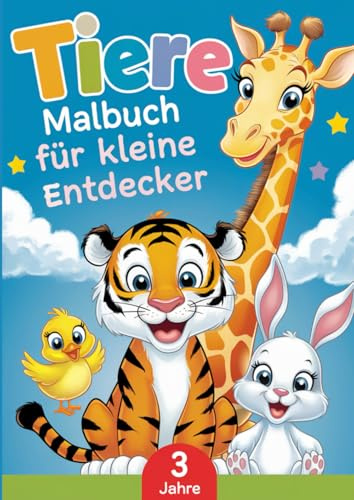 Tiere Malbuch für kleine Entdecker