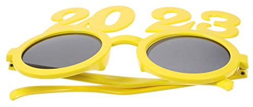 Warmhm 1 Paar 2023 Digitale Brille Brillen Kostüm Brille Henne Verkaufsstand Neujahrsbrille 2023 Lustige Tanzbrille Lieferungen Für Einzigartig Neon Rave-Accessoires Led STK