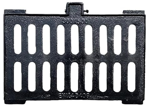 Chiusino Pozzetto Ghisa ad Alta Resistenza con Telaio, Coperchi Pozzetti per Fossa Settica, Coperchi Scarichi per Cortile, Garage, Azienda Agricola, Pozzi in Cemento(30x30x3cm)