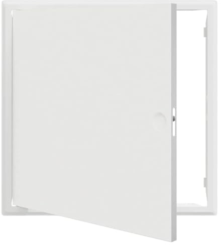 vidaXL Access Panel White 53 x 53 x 3 cm Steel
