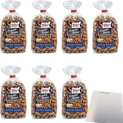usy Bundle für Hofgut Mandelkerne G+G VPE (7x200g Beutel) + usy Block