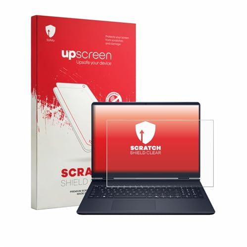 upscreen Schutzfolie für Alienware 16 Aurora AC16250 – Made in Germany, Kristall-klar, Kratzschutz, Anti-Fingerprint