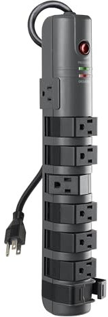 Belkin 8-Outlet Surge Suppressor - Pivot - Regleta (1800J, 1,83m)