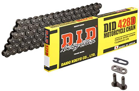 D.I.D 428DX116RB chain 428 HD, 116 links (standard), open with clip lock