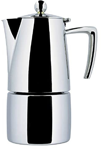 Ilsa 0091L020IE Caffettiera, 2 Cups, Acciaio Inossidabile, Argento