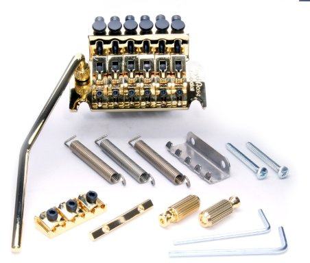 Floyd Rose Special Series Tremolo-Steg mit R3G-Mutter, goldfarben