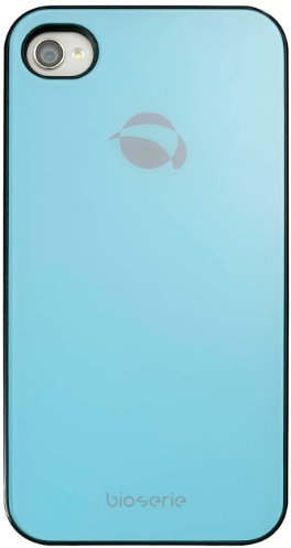Krusell Biokunststoff Glas Schutzhülle für Apple iPhone 4/4S türkis