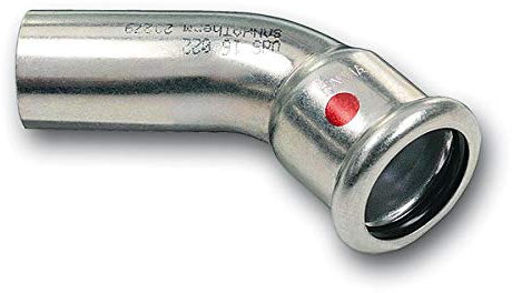 SANHA 24040 Therm Bogen 45 Grad eine Muffe 35 mm, 2 Stück