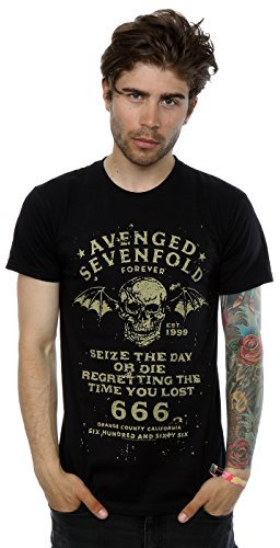 Avenged Sevenfold Seize The Day T Shirt (Schwarz) - Small