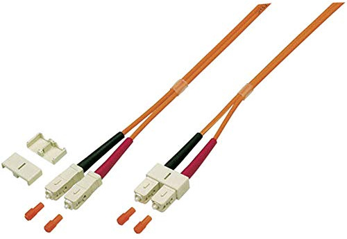 EFB Elektronik Duplex Jumper SC-SC 50/125, OM3, LSZH, Aqua, 3.0mm, 2m