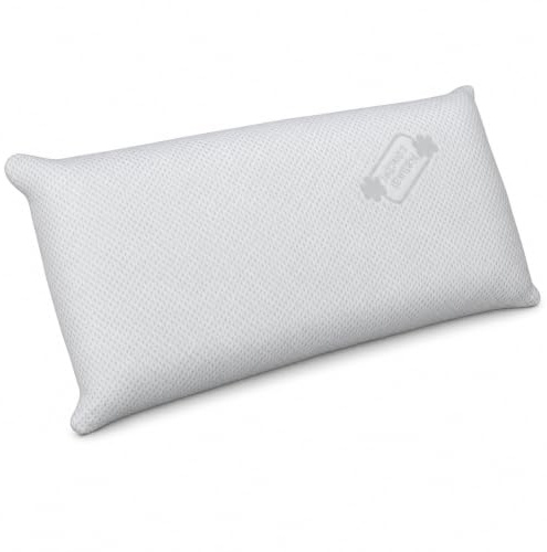 Salinasoft Orthopädisches Nackenstützkissen 12 cm – Visco Gel Memory Foam Halsstützkissen 70×35 cm – ergonomisches Schlafkissen für Rücken- & Seitenschläfer, druckentlastend, waschbarer Bezug