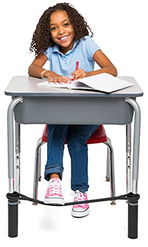 Bouncyband Original Bouncy Bands for Desks, Black, 1-Pack – Desk Chair