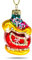Sikora BS398 Glas Figur Christbaumschmuck Weihnachtsbaum Anhänger Kleiner Schlitten 5cm