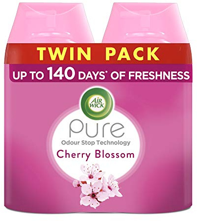 Airwick Freshmatic Max Pure Air Freshener Twin Refill, 250 ml, Cherry Blossom