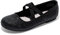 DREAM PAIRS Kids Ballerine Scarpe da Principessa Scarpe Eleganti da Ragazza di Fiori per Ragazze Festa di Nozze,Size 24,Nero,Angie-2