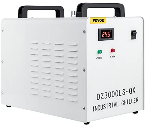 VEVOR Refroidisseur d'Eau Industriel CW-3000 Refroidisseur Industriel Thermostat Précis pour Machines de Gravure CNC Graveur Laser 60W-80W