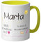 AR Regalos Taza Personalizada para Profesora Gracias por Enseñarnos con el Corazón - Regalo Original para Profesoras y Maestras