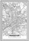 Panorama Gerahmtes Poster Karte von Frankfurt 21x30cm - Gedruckt auf Starres Poster - Enthält Rahmen - Moderne Bilder Wohnzimmerdekoration - Schlafzimmer