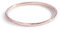 Niagara Gioielli Ferma Anello in Argento 925 Rodiato, Fedina Uomo Donna Made in Italy Fidanzamento, Varianti Oro e Oro Rosa (Oro Rosa, 9)
