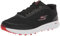 Skechers Elite 5 Range Relaxed Fit Waterproof Spikeless Golf Shoe, Zapatillas Hombre, Negro/Rojo, 43 EU