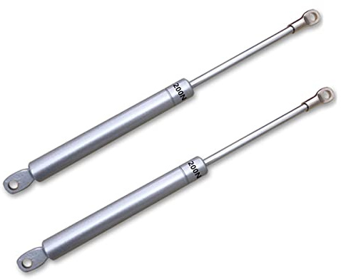 2 Stück Gasdruckfeder 200N/44.09lb/20kg Gasdruckdämpfer Hydraulisch Gasfeder Gasdämpfer Dämpfer für Türhausschränke Küchenschrank Bücherschränke