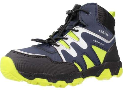 Geox Junior Boy J MAGNETAR Boy B ABX Sneakers Navy/Lime 36_EU