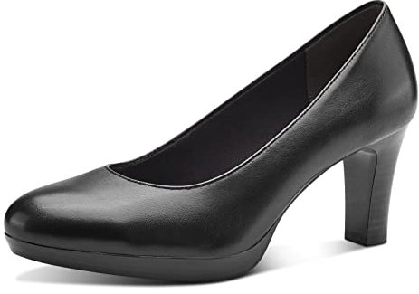Tamaris Femme Escarpins, Dame Escarpins Classiques,TOUCHit,Chaussure d'affaires,Chaussure de Cour,Escarpin de Bureau,Confortable,Black,42 EU