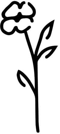 Inkster Tattoo - Kleine Blume | vegane & wasserfeste Temporäre Tattoos für Erwachsene - EU-Kosmetikzertifizierte Farbe - revolutionäres 2 Wochen Tattoo | Premium Klebetattoos & Fake Tattoo