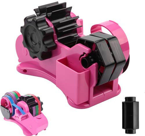 Juwacoo Paketbandabroller 1.5, Mehrfach Rollen Paketklebeband Abroller, Abroller Klebebandabroller, Klebestreifen Abroller für Bürobedarf, Bandspender Tischabroller mit 1 und 3