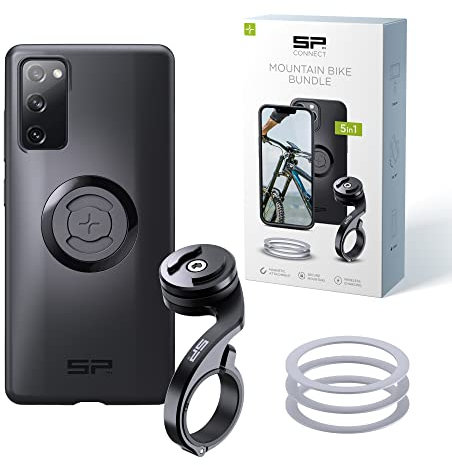 SP CONNECT Mountain Bike Bundle |SPC+| kompatibel mit Samsung S20 FE | Handyhalter für Mountainbike| Mountainbike MTB Handy Halterung Gadget