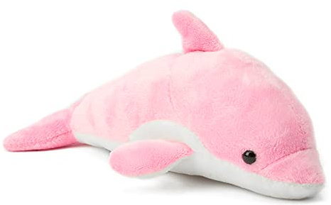 Zappi Co Kinderweiches Kuscheliges Plüschtier - Perfekte Weiche Kuschelige Spielzeitbegleiter für Kinder (12-15cm / 5-6) (Rosa Delfin)