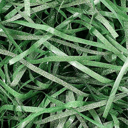 Relleno Para Cajas Regalos, 100G Papel Triturado Para Relleno Shredded Paper Virutas Embalaje Paja Adecuado Para Bricolaje, Cajas De Regalo, Cestas De Regalo, Decoraciones, Regalos Navideños (Verde)