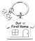 LUOKIFUR Schlüsselanhänger für neues Zuhause, Einweihungsgeschenke, Umzugsgeschenke für Frauen und Männer, Paare, neue Hausbesitzer, neue Wohnung, Heim-Souvenirs (Our first home Keychain)