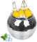 NQEUEPN Disco Ball Ice Bucket, Retro Beverage Cup Bucket for Drinks Cocktail Champagne Disco Ball Vase for Centerpieces Disco Party Decorations Bar Table Decor