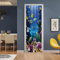 FYRHLH 3d Türtapete Selbstklebend Ozean Welt Türposter Fototapete, Schlafzimmer Wohnzimmertür Aufzug Tür Aufkleber B90 x H200cm