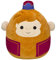 Squishmallows SQDI00951 - Abu 25 cm, offizielles Jazwares Plüsch, superweiches Kuscheltier
