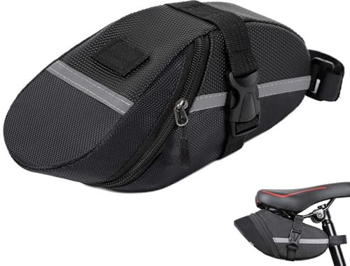 Generisch Rennrad-Satteltasche, Untersitz-Fahrradtasche - Reflektierende Fahrrad-Werkzeugtasche | Fahrradsitztasche aus Oxford-Stoff mit hoher Kapazität, wasserdicht für Fahrradwerkzeug